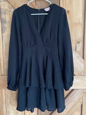 Showpo Mini LBD Dress Black, Semi Formal, Event, Cocktail, Size US 6, 10AU and U